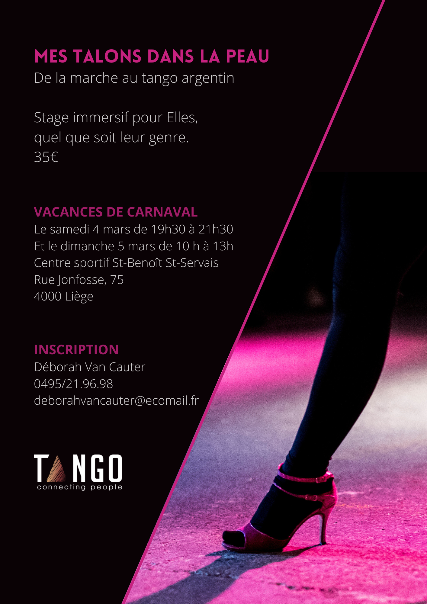 Mes Talons dans la Peau | Stage | Liège