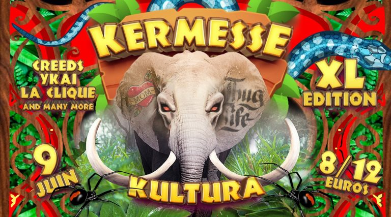 La Kermesse #5 XXL – 2 Rooms – Rave & Rap with Creeds, La Clique & more