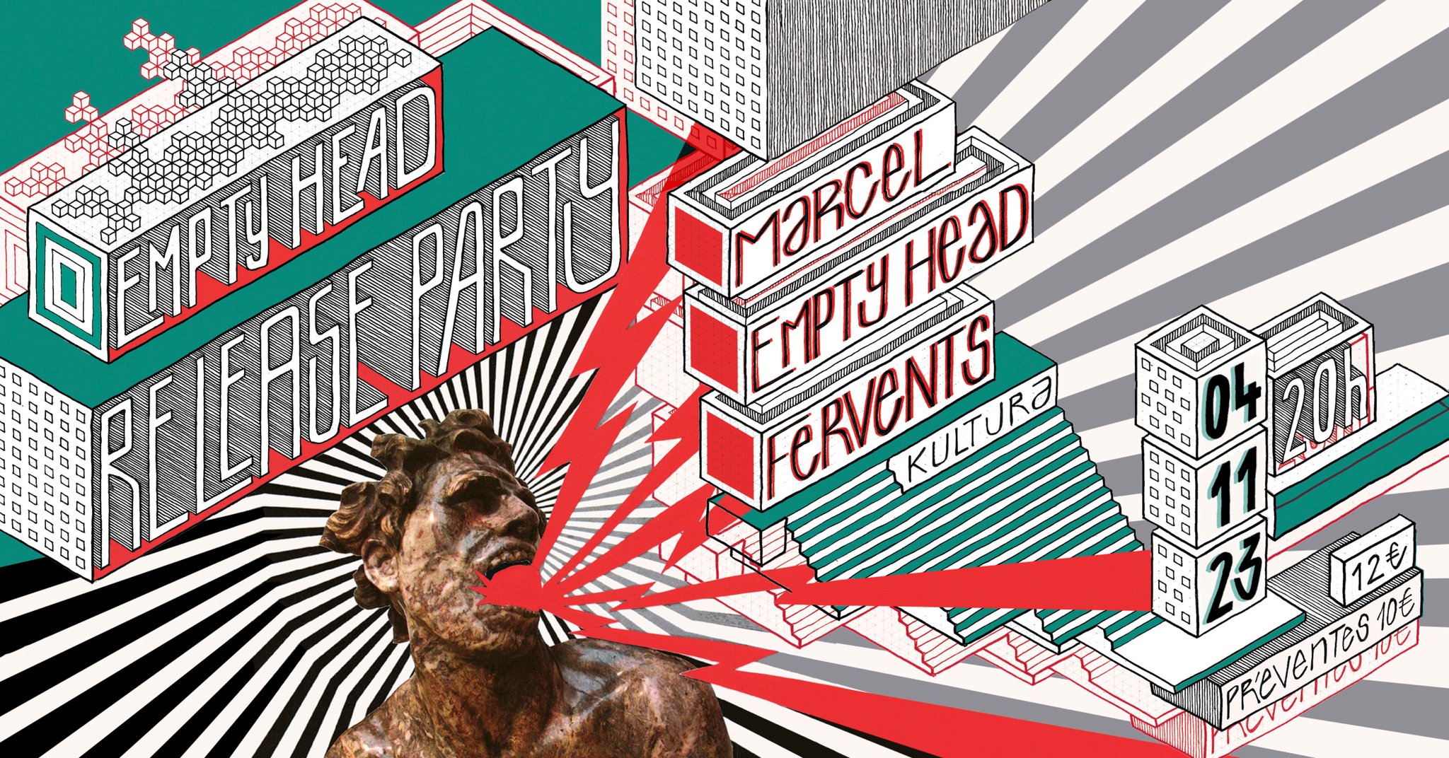 Empty Head release party with Marcel and Fervents