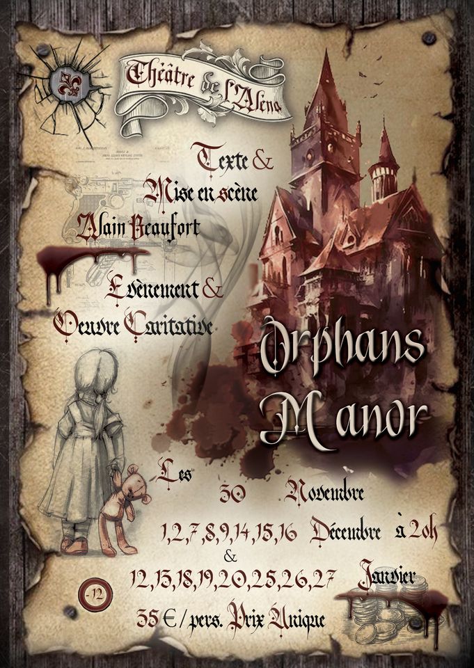 Orphans Manor flyers Recto