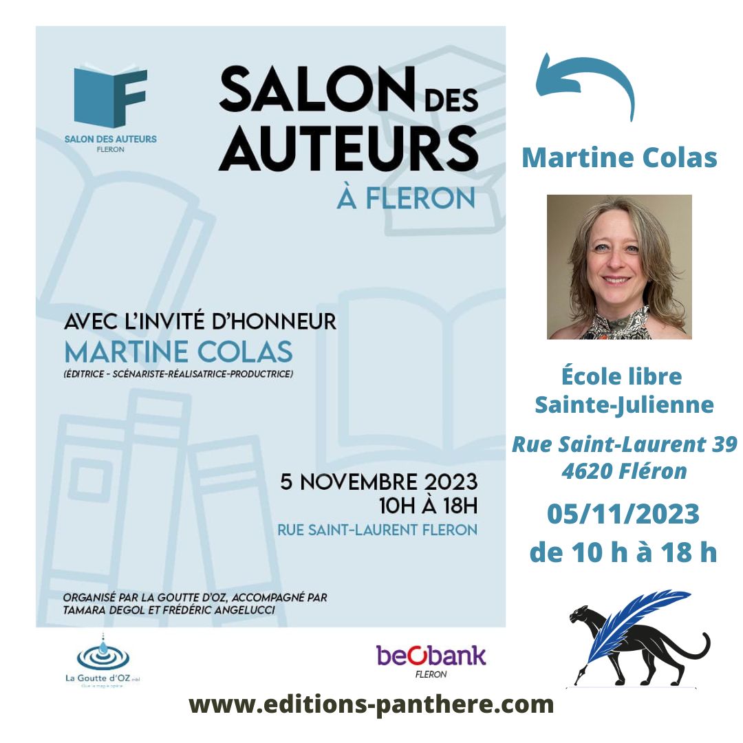 Martine Colas invit&eacute;e d'honneur au salon des auteurs &agrave; Fl&eacute;ron