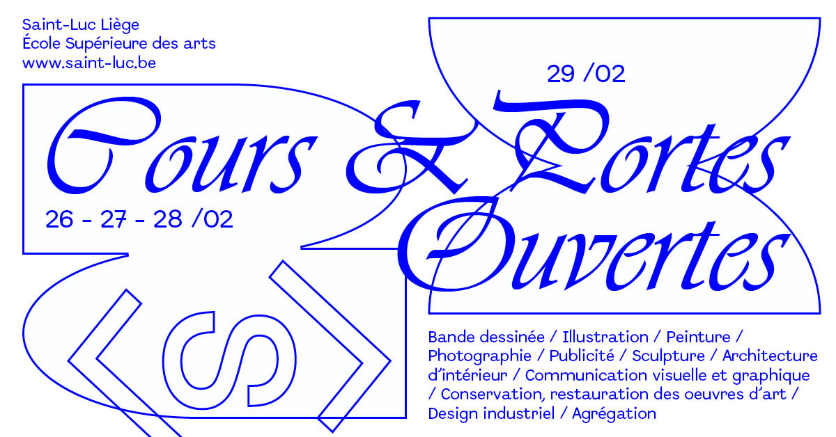 Cours et Portes Ouvertes 2024 - ESA Saint-Luc Liège