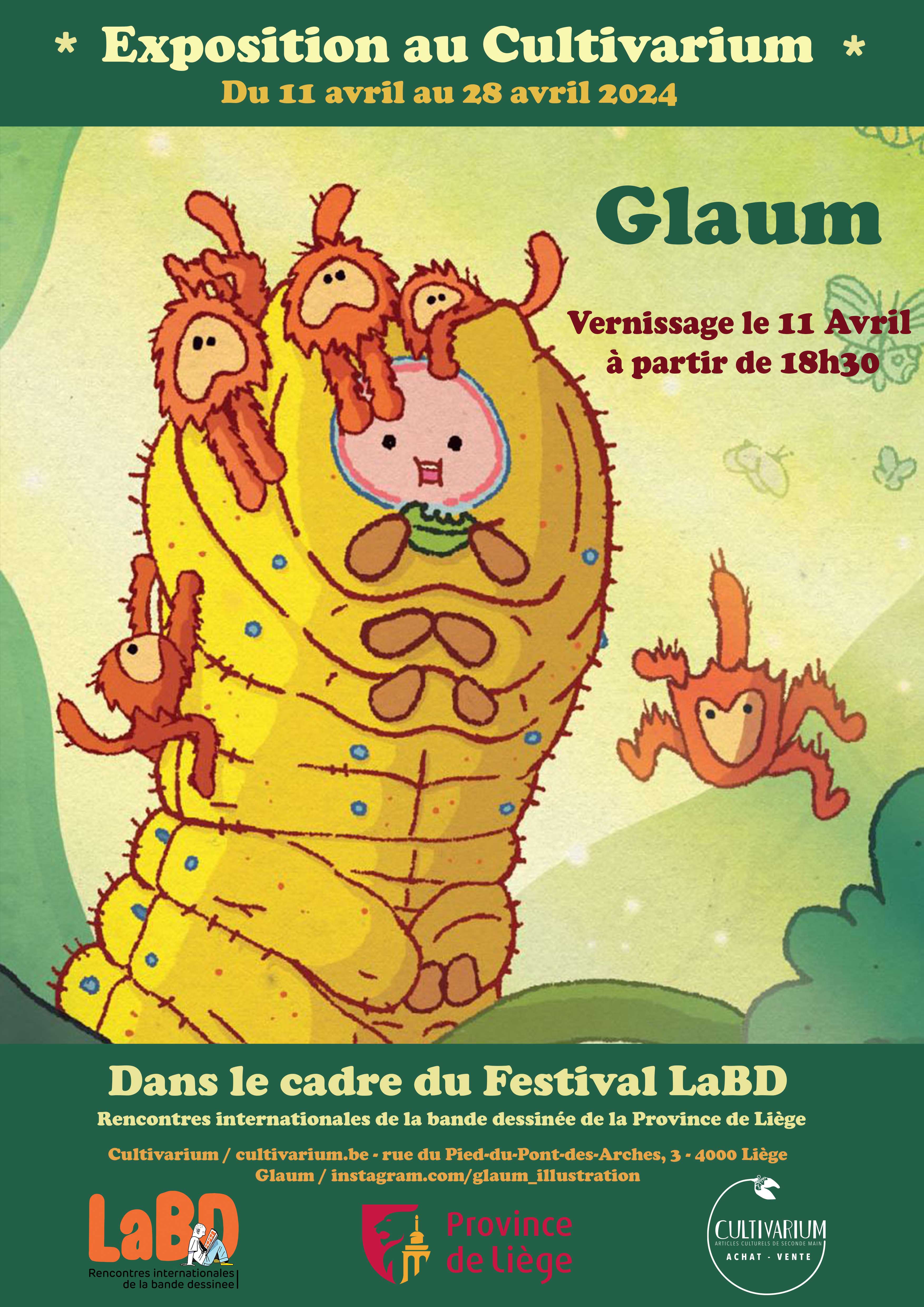 expo glaum La BD