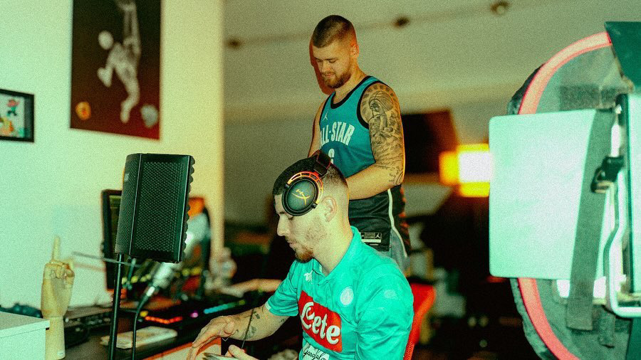 Crapa x Pol'R en studio