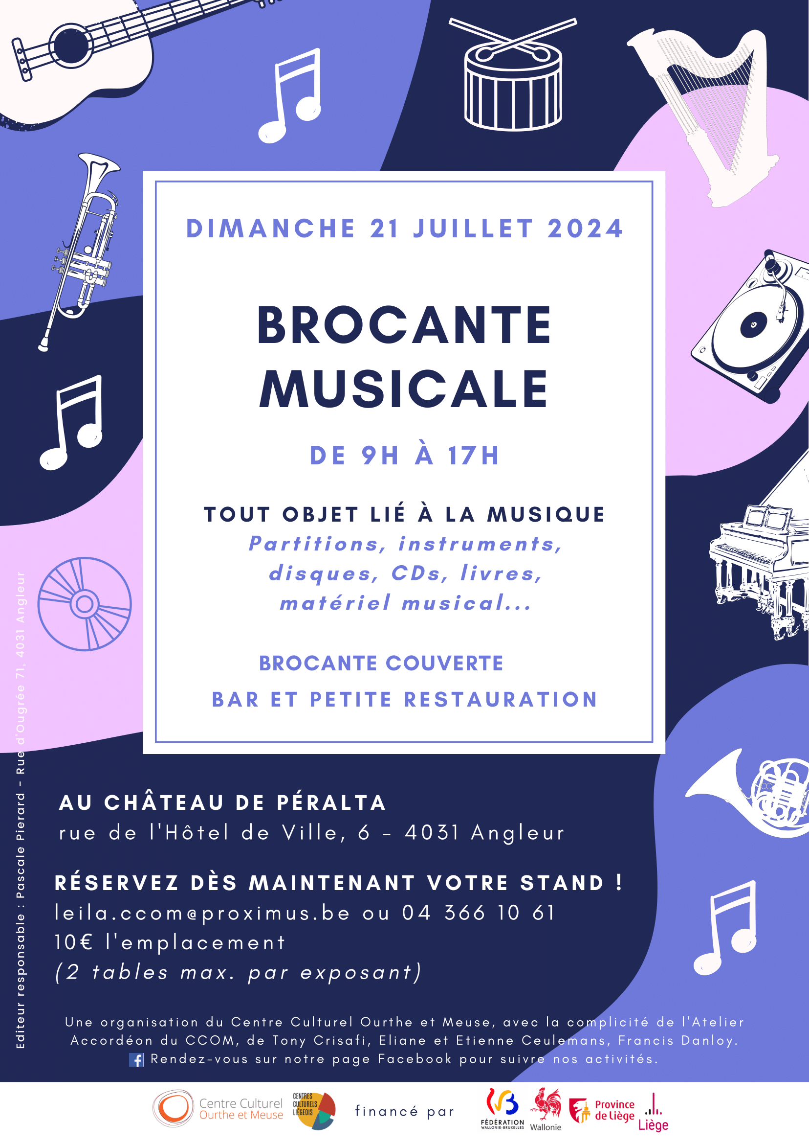 Flyers brocante musicale