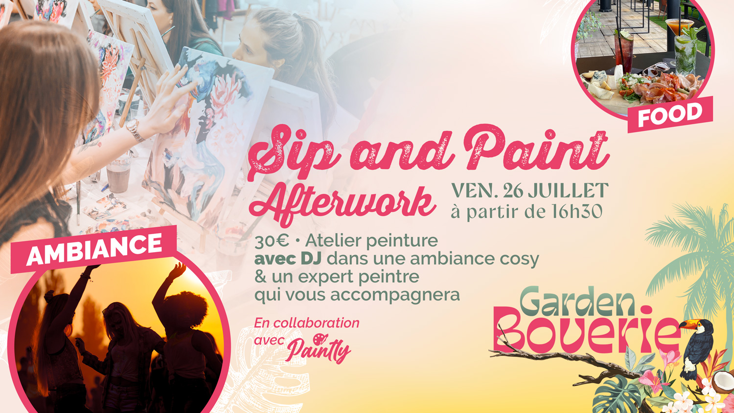 Sip and Paint @ Garden Boverie
