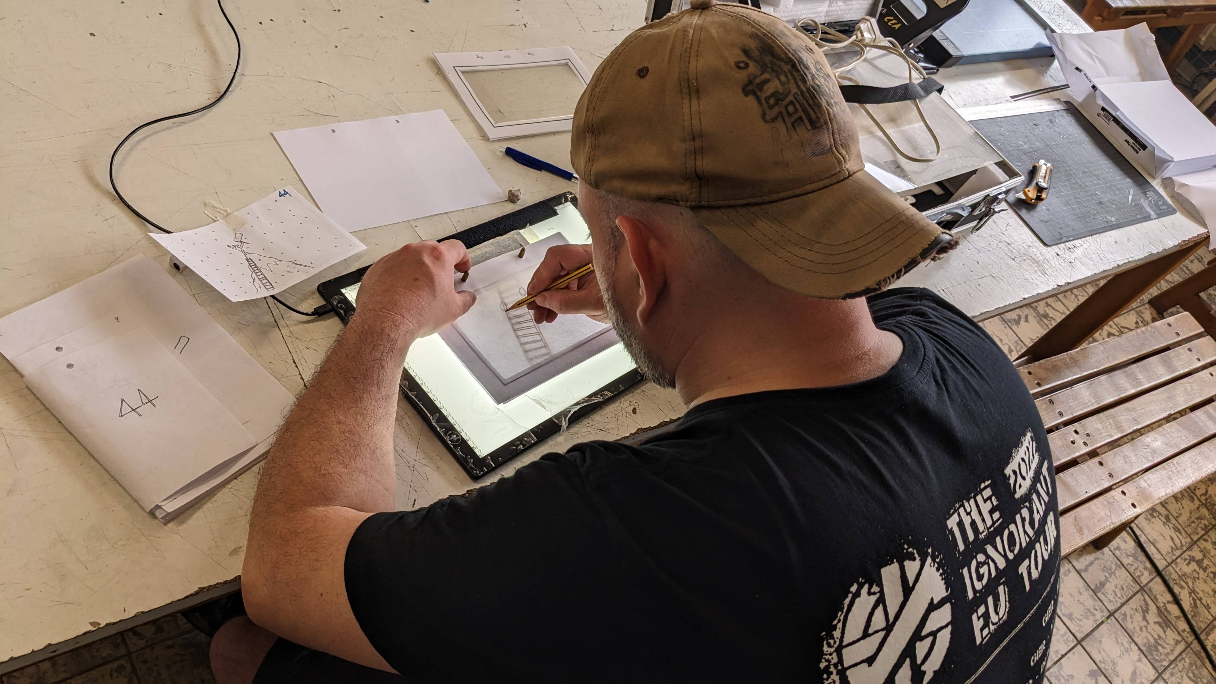 Technique : dessin animé image par image