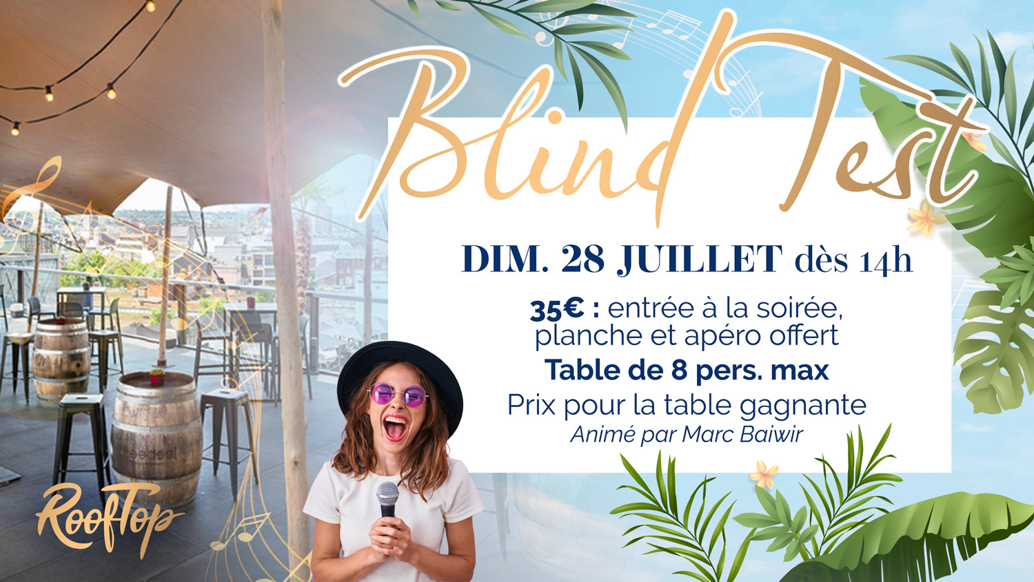 Blind Test @ Rooftop