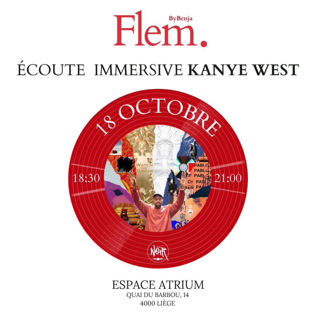 &Eacute;coute immersive et collective de Kanye West le 18 octobre 2024 &agrave; l&rsquo;espace Atrium