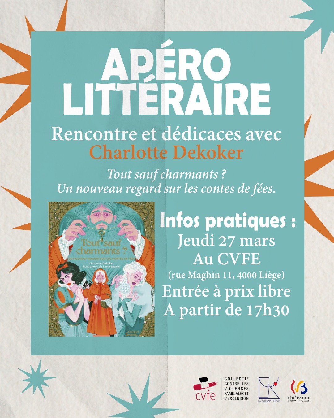 Affiche Apéro littéraire
