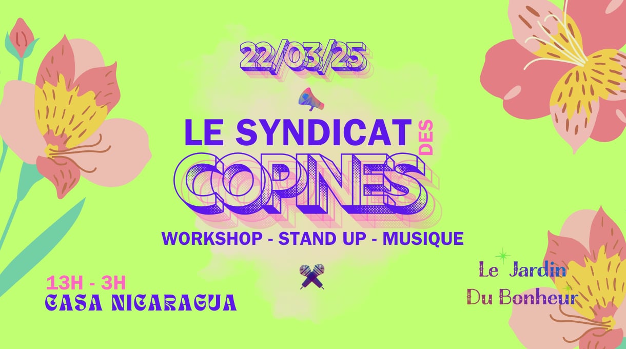 syndicat des copines stand up dj set musique atelier