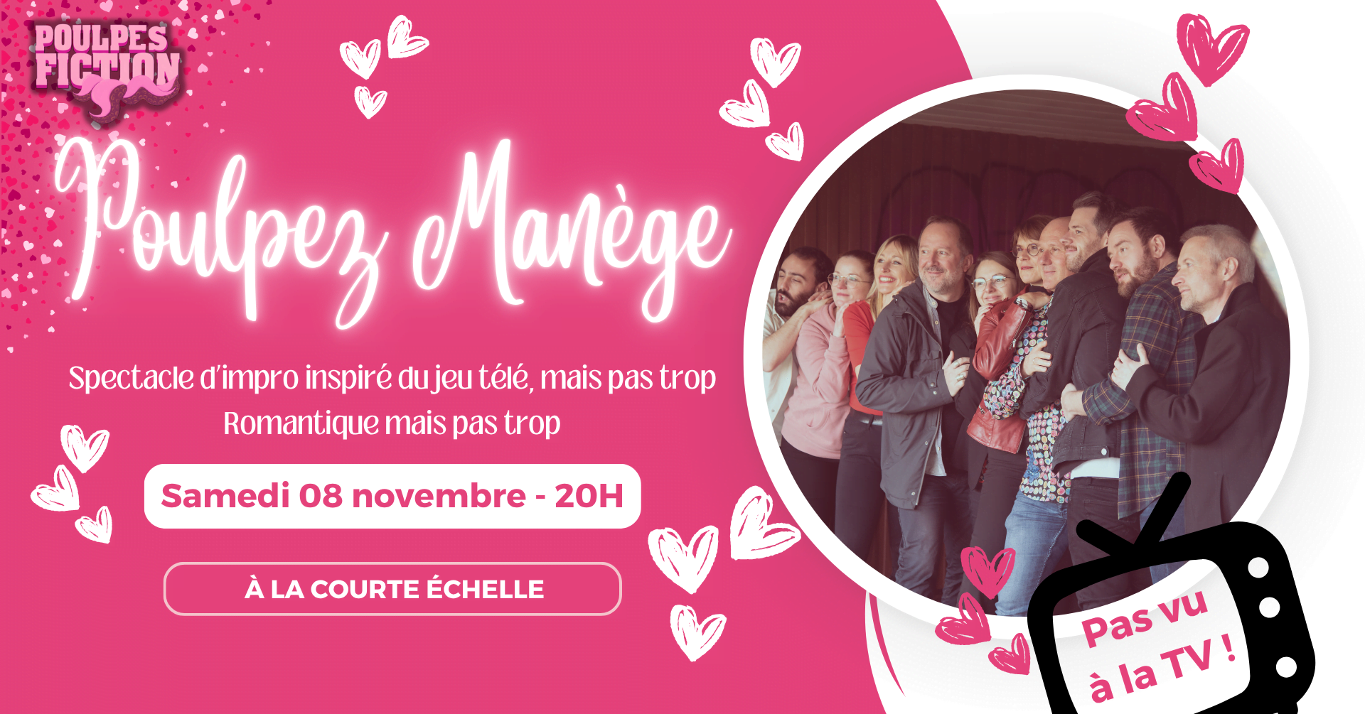 Spectacle d'impro - Poulpez Manège