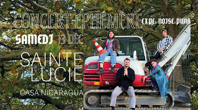 Concert Ephémère -  Sainte Lucie casa nicaragua
