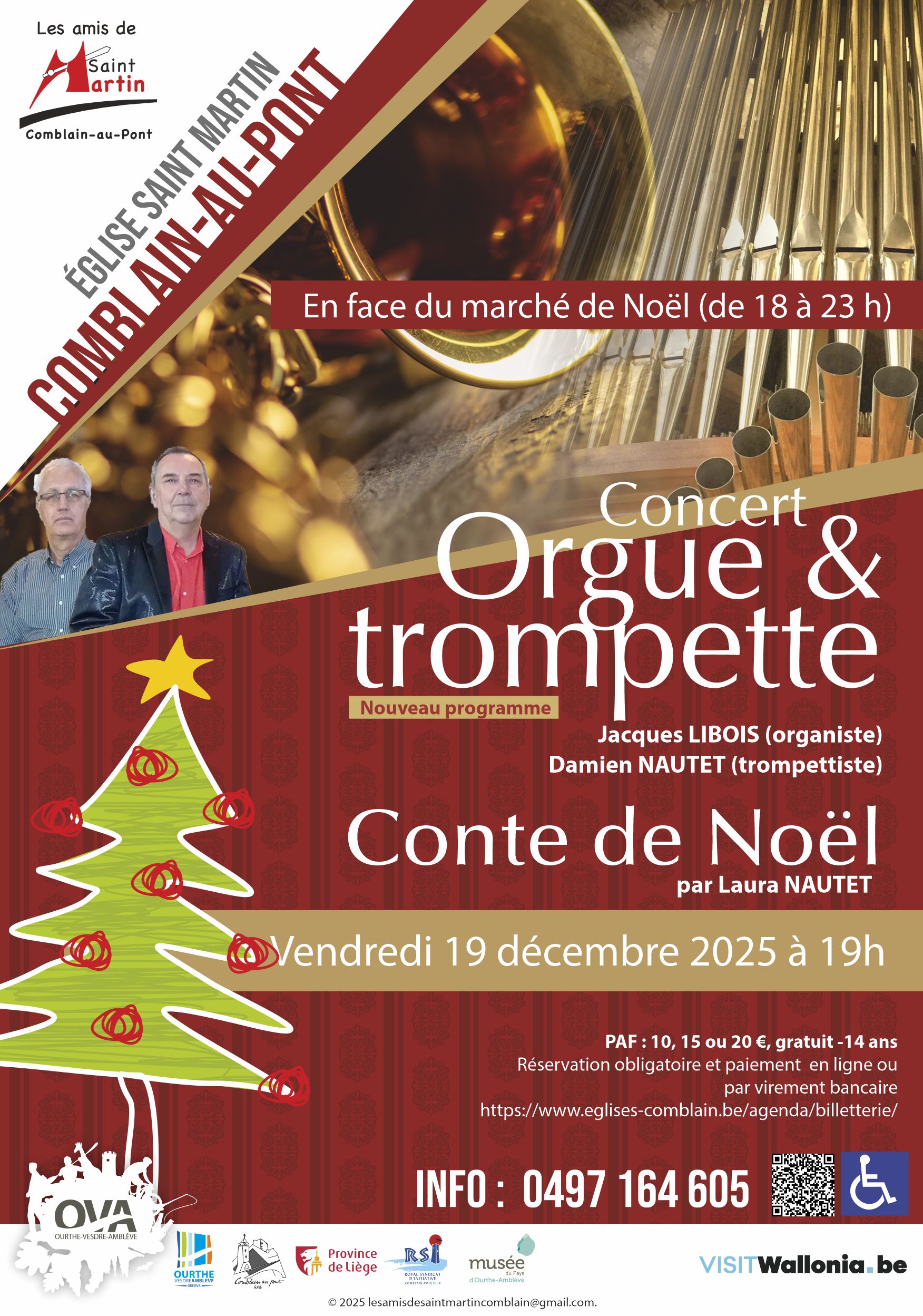 Concert trompette et orgue