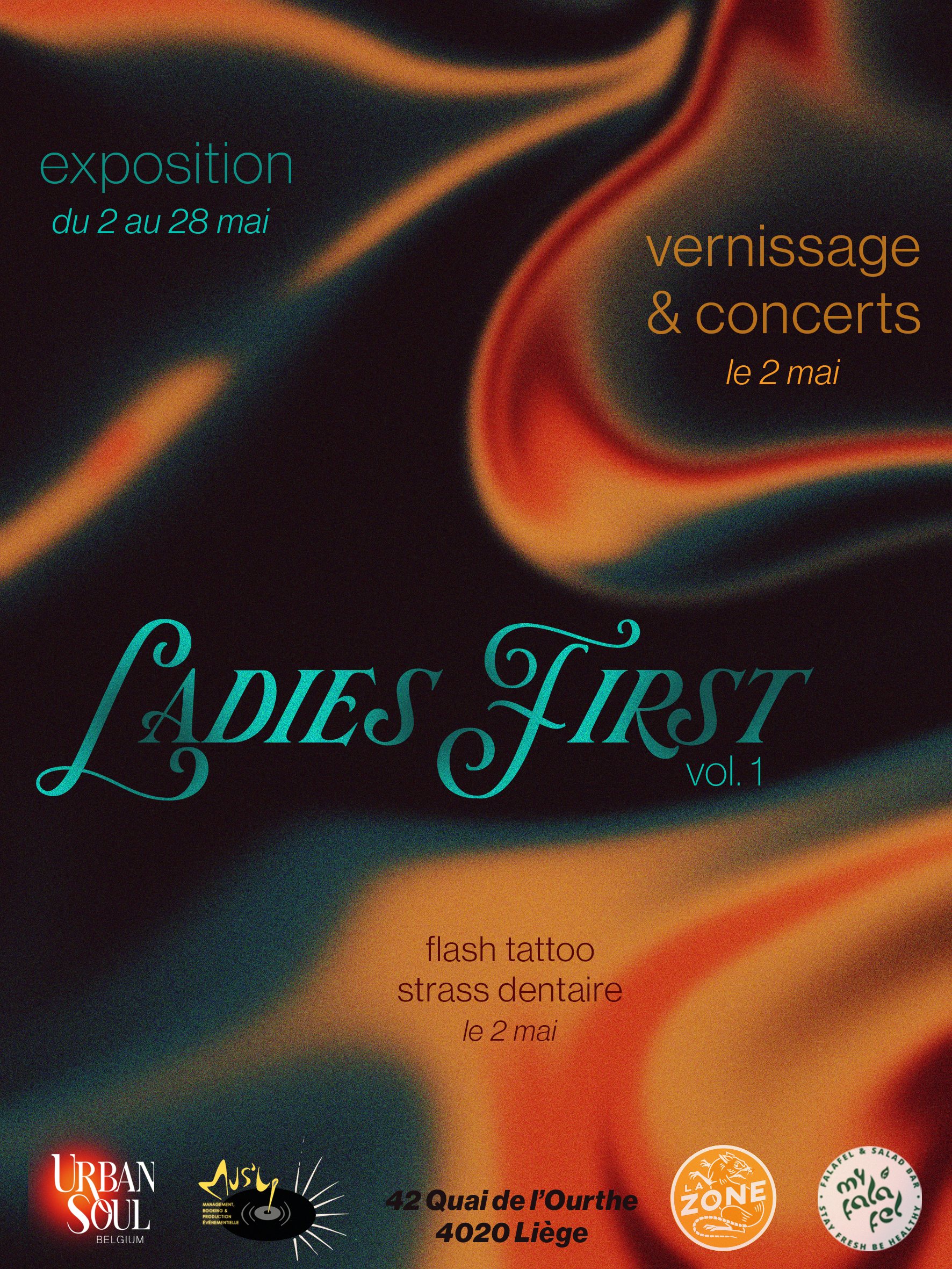 Affiche de la premi&egrave;re &eacute;dition de Ladies First
