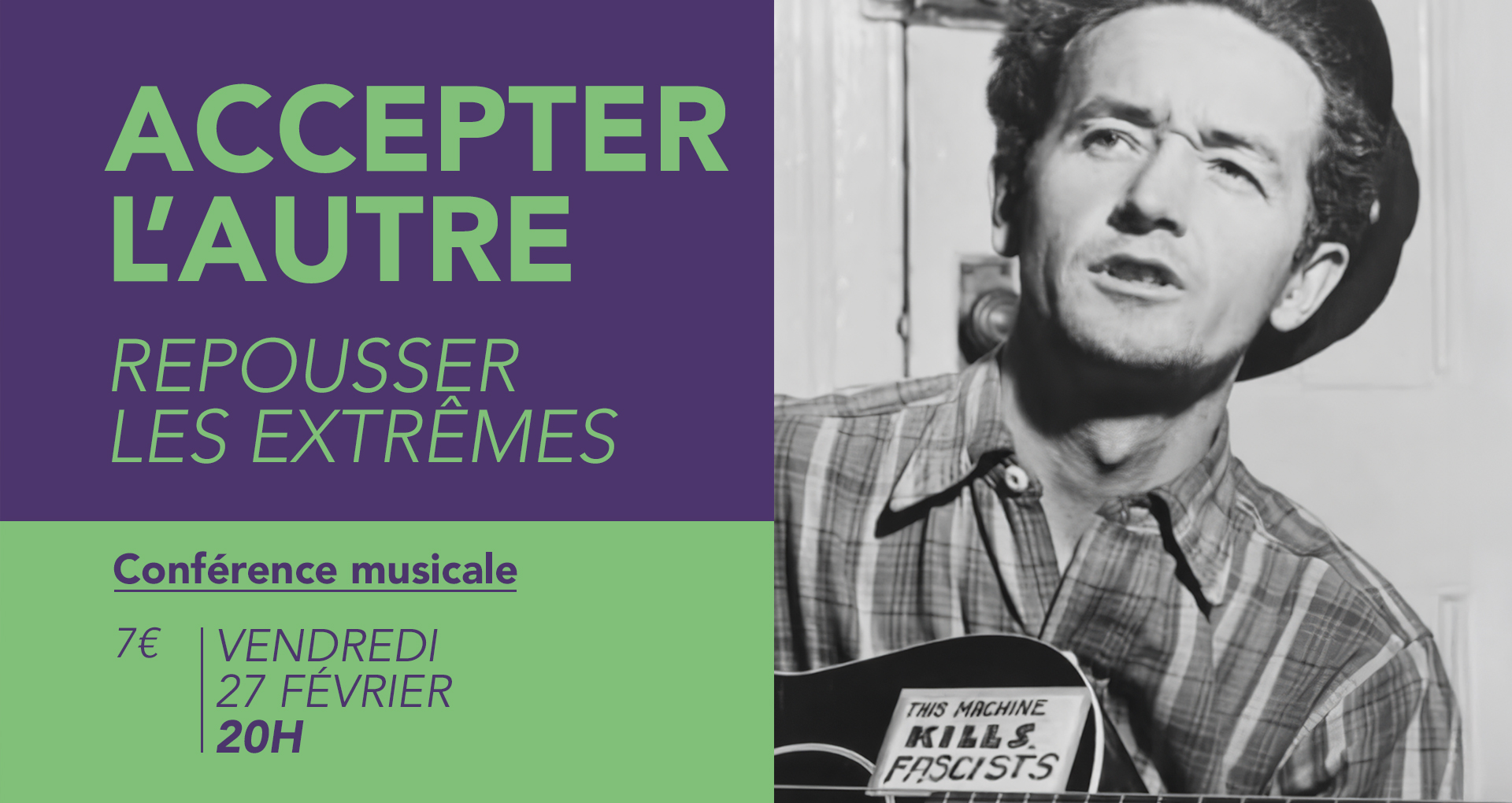 Conf&eacute;rence musicale : "Accepter l'autre (repousser les extr&ecirc;mes)"