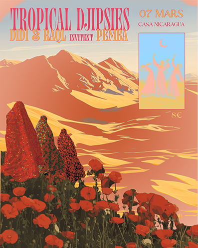Tropical Djipsies invitent Pemba casa nicargua liege 8 mars Dj set
