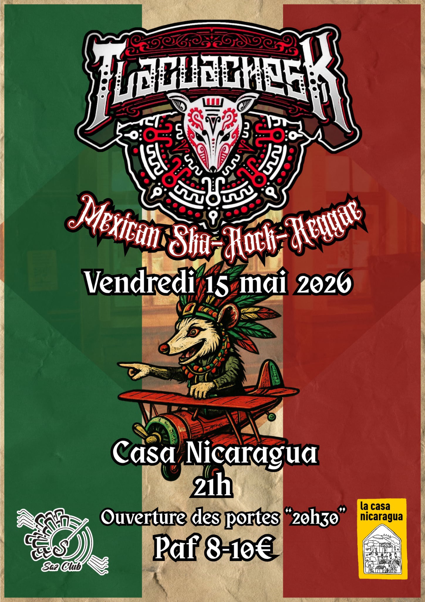 MExicain SKa rock Punk Casa nicaragua