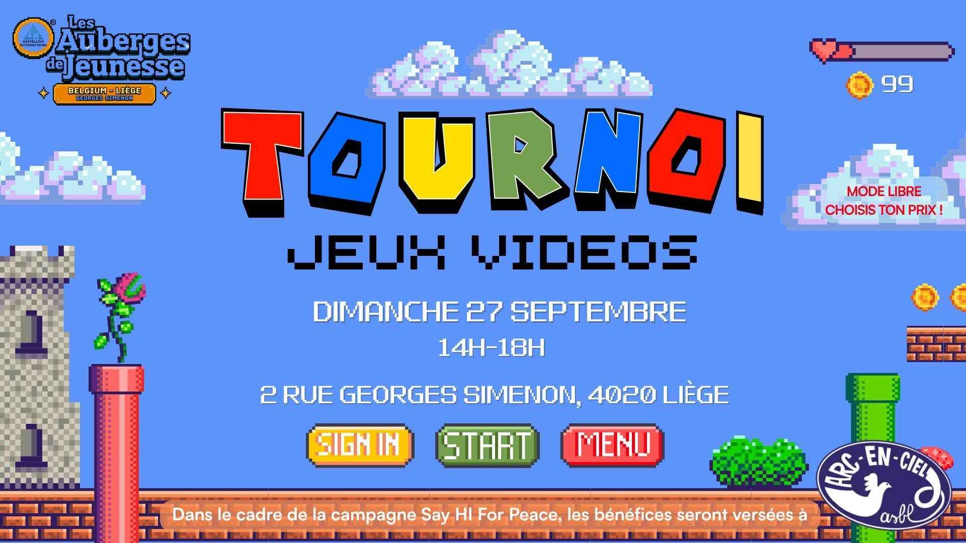 Tournoi de Jeux Vid&eacute;os