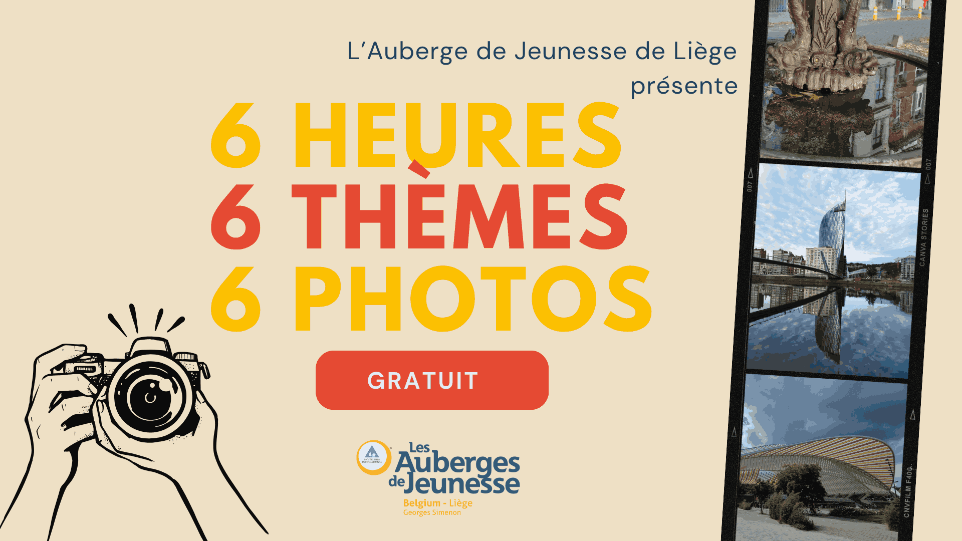 6 HEURES &bull; 6 TH&Egrave;MES &bull; 6 PHOTOS