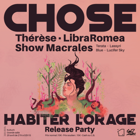 Affiche de la release party