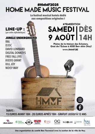 7e édition du Home Made Music Festival à Huy