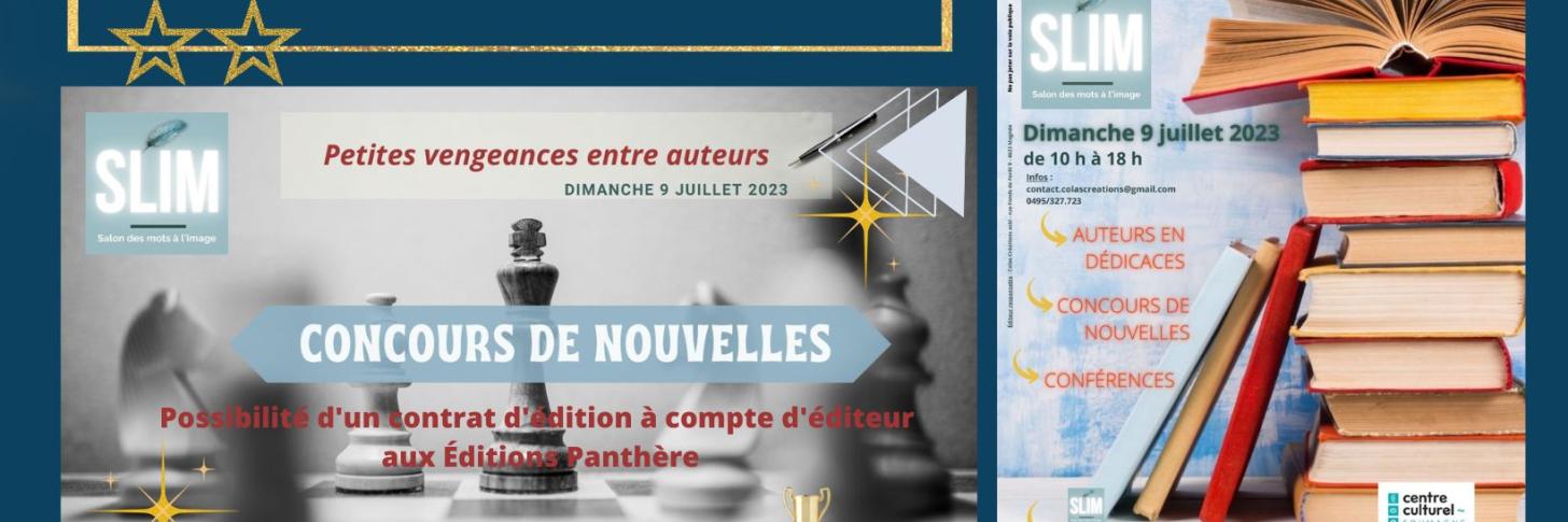 Bandeau salon du livre SLIM 2023