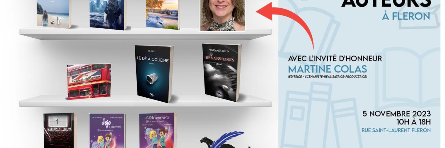 Martine Colas invit&eacute;e d'honneur au salon des auteurs &agrave; Fl&eacute;ron