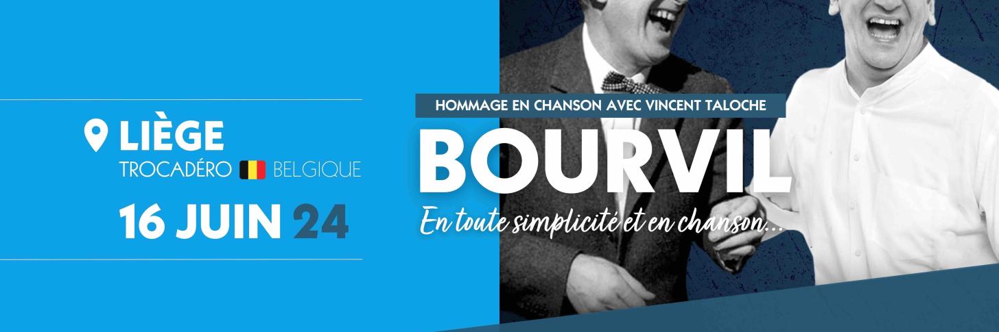 Vincent Taloche et ses musiciens rendront hommage à Bourvil à Liège en 2024 !