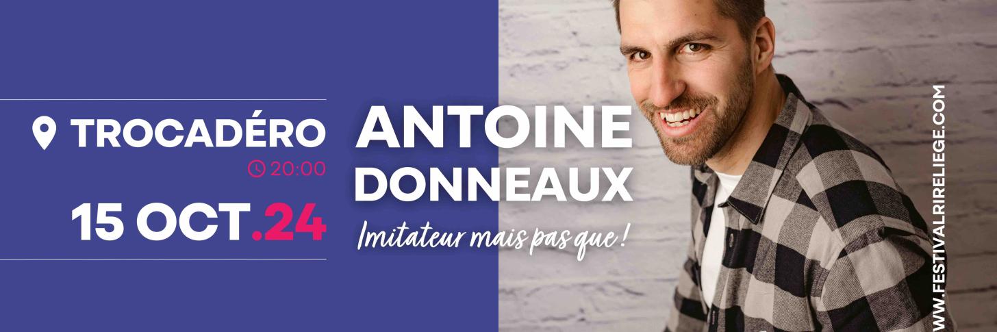 Antoine Donneaux débarque à Liège !