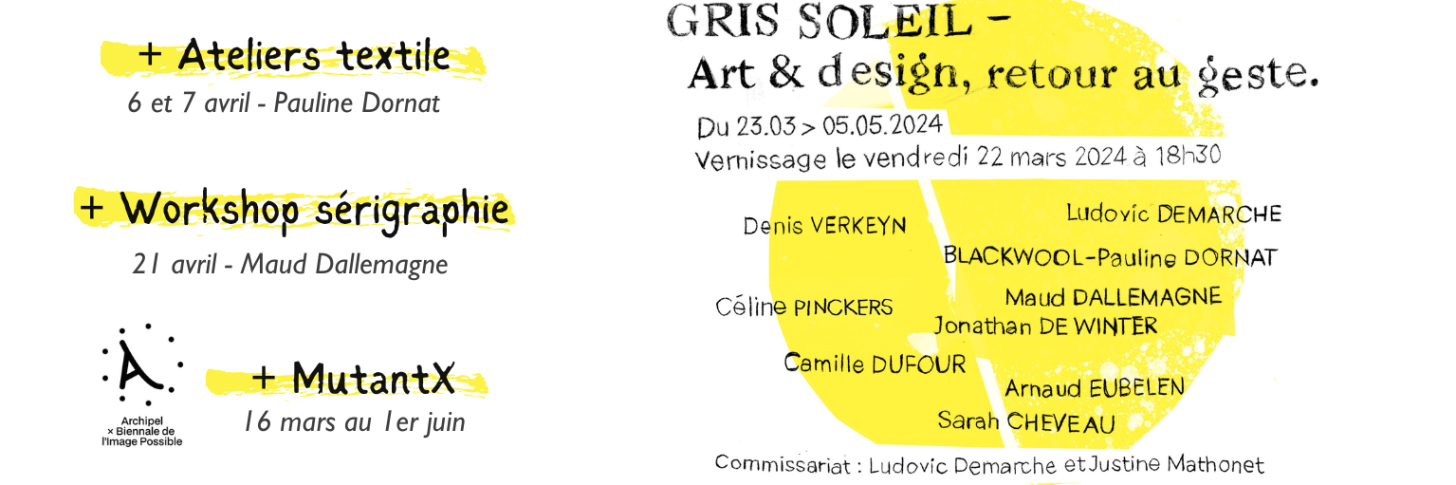 Gris Soleil - expo et ateliers