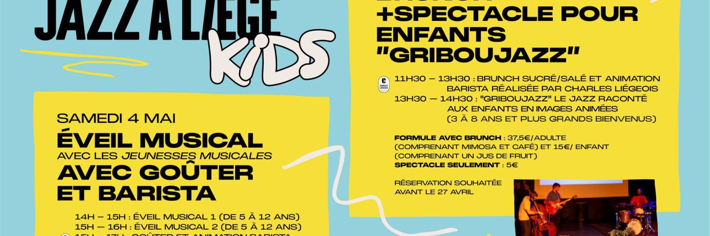 JAZZ KIDS au UHODA JAZZ À LIÈGE les 4 et 5 mai