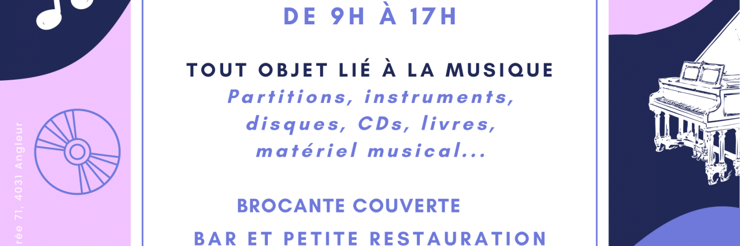 Flyers brocante musicale