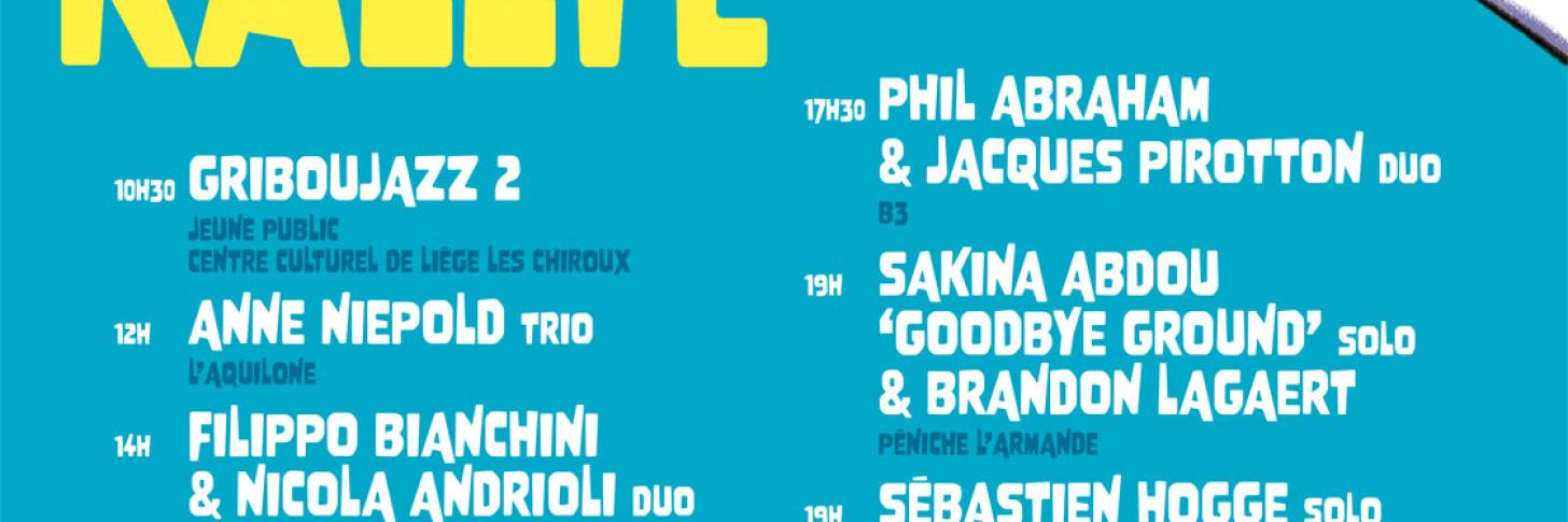 Programme du rallye Jazz04 au fil de l'eau