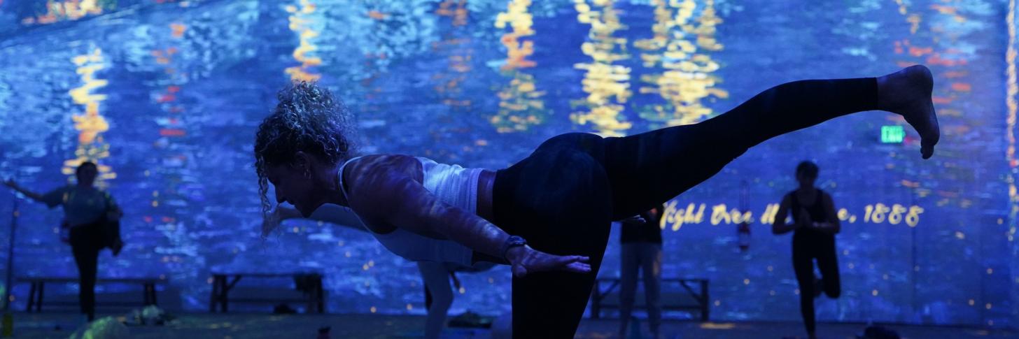Yoga. Van Gogh: The Immersive Experience © Fever