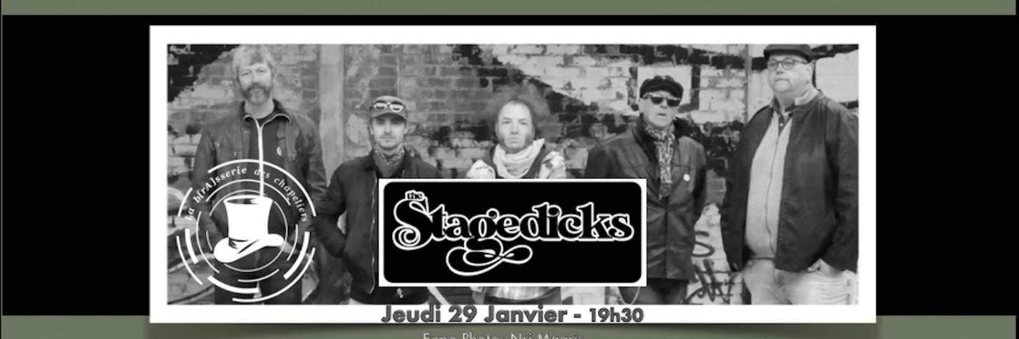Les jeudis de la Brasserie avec The Stagedicks