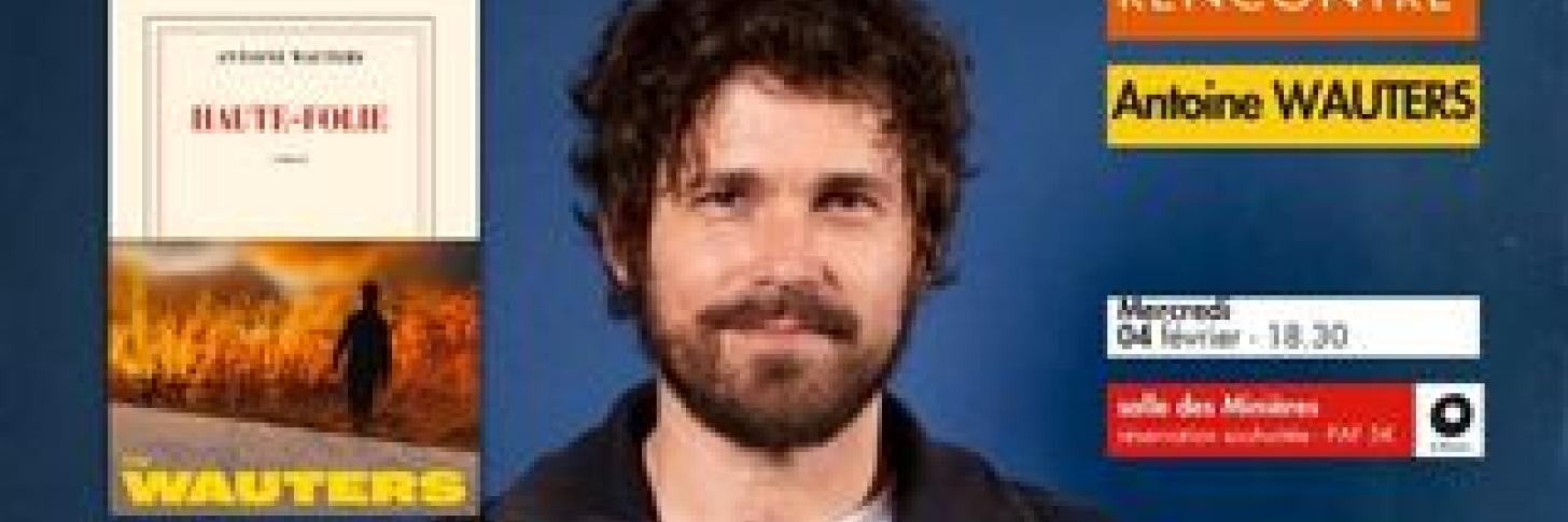 image d'Antoine et de son livre + texte infos