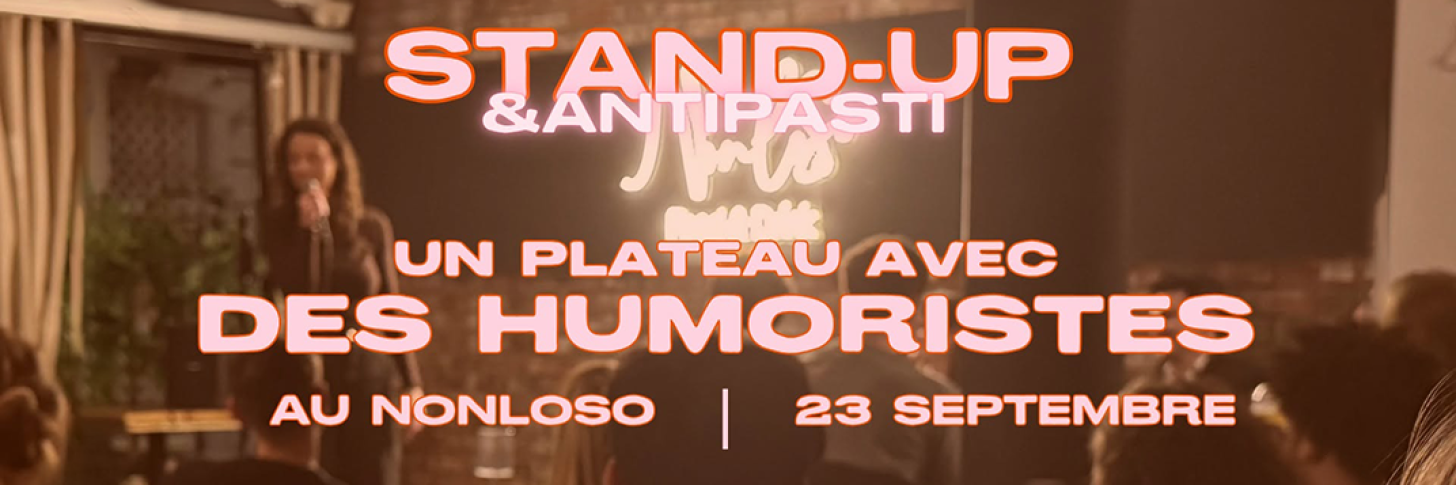STAND UP ANTIPASTI BANNER