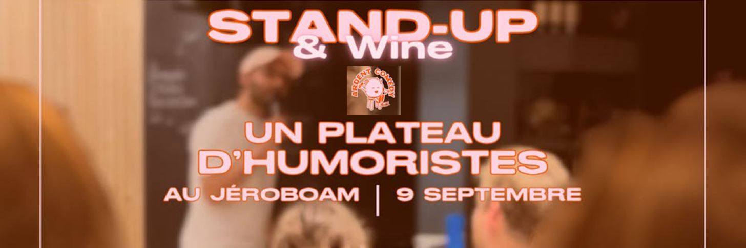 STAND UP WINE BANNER