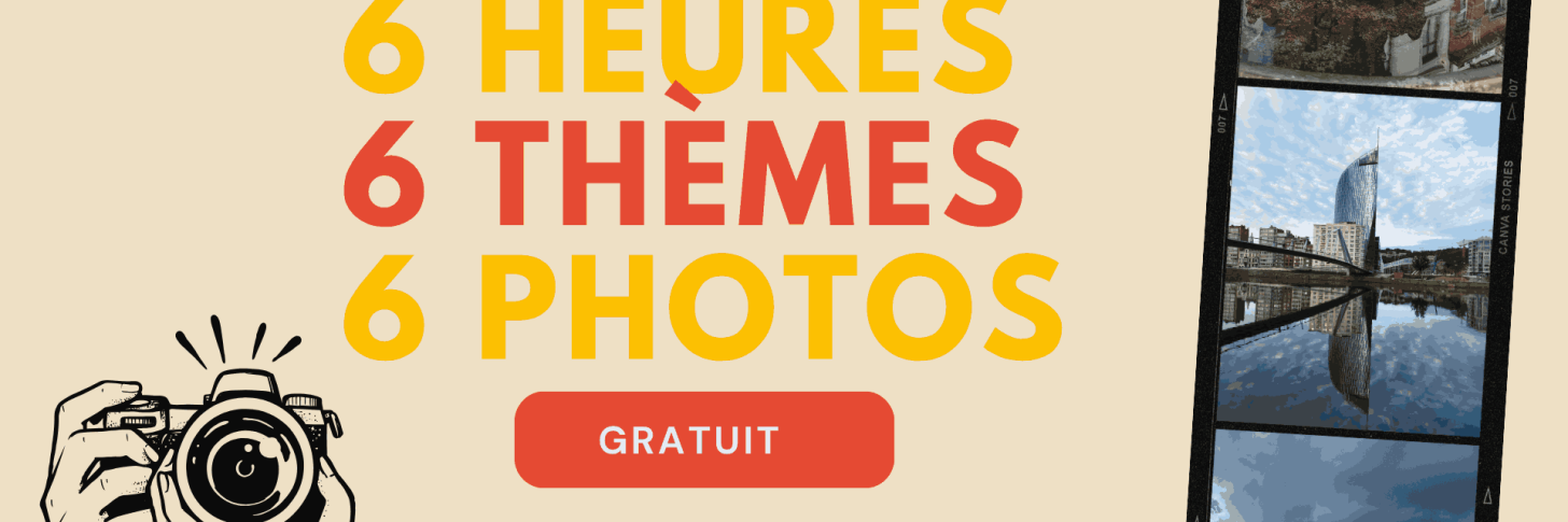 6 HEURES &bull; 6 TH&Egrave;MES &bull; 6 PHOTOS