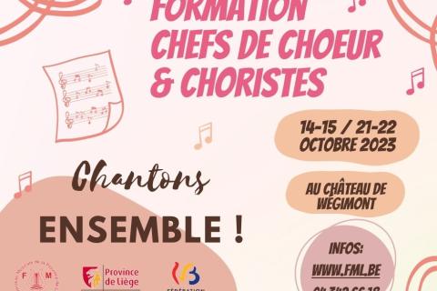 formation chefs de chœur et choristes