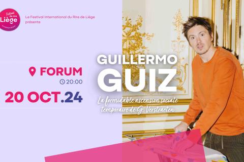 Guillermo Guiz est de retour au Festival International du Rire de Liège !