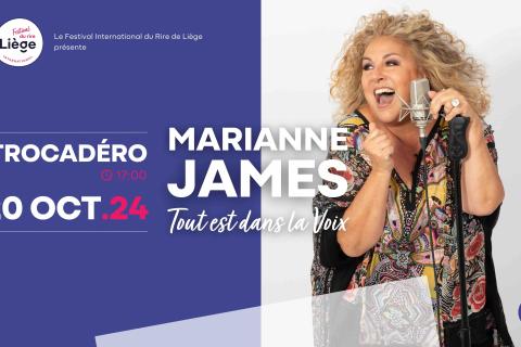 Marianne James le 20 octobre 2024 à Liège !