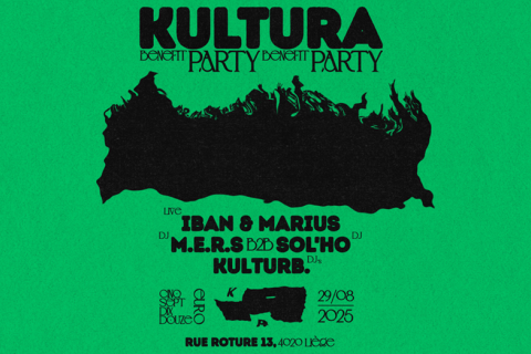  KulturA. Benefit Party avec IBAN & MARIUS + M.E.R.S b2b SOL’HO + KULTURB. 