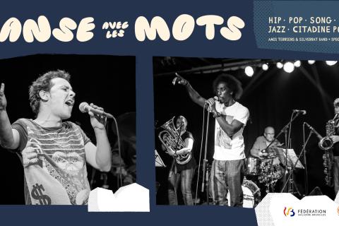 Concert Danse avec les mots - Hip-Pop-Song-Rap-Jazz-Citadine Poetry