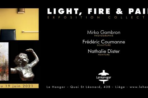 Light, Fire & Paint @ Le Hangar