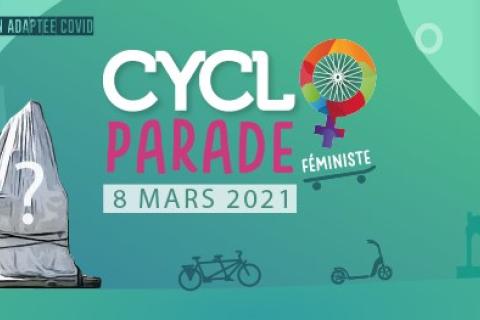 Cycloparade f&eacute;ministe 2021 @ Espace Trivoli